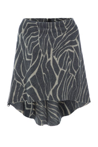 PONCHO ROUND BUTTOM - 4062P - LEAVES