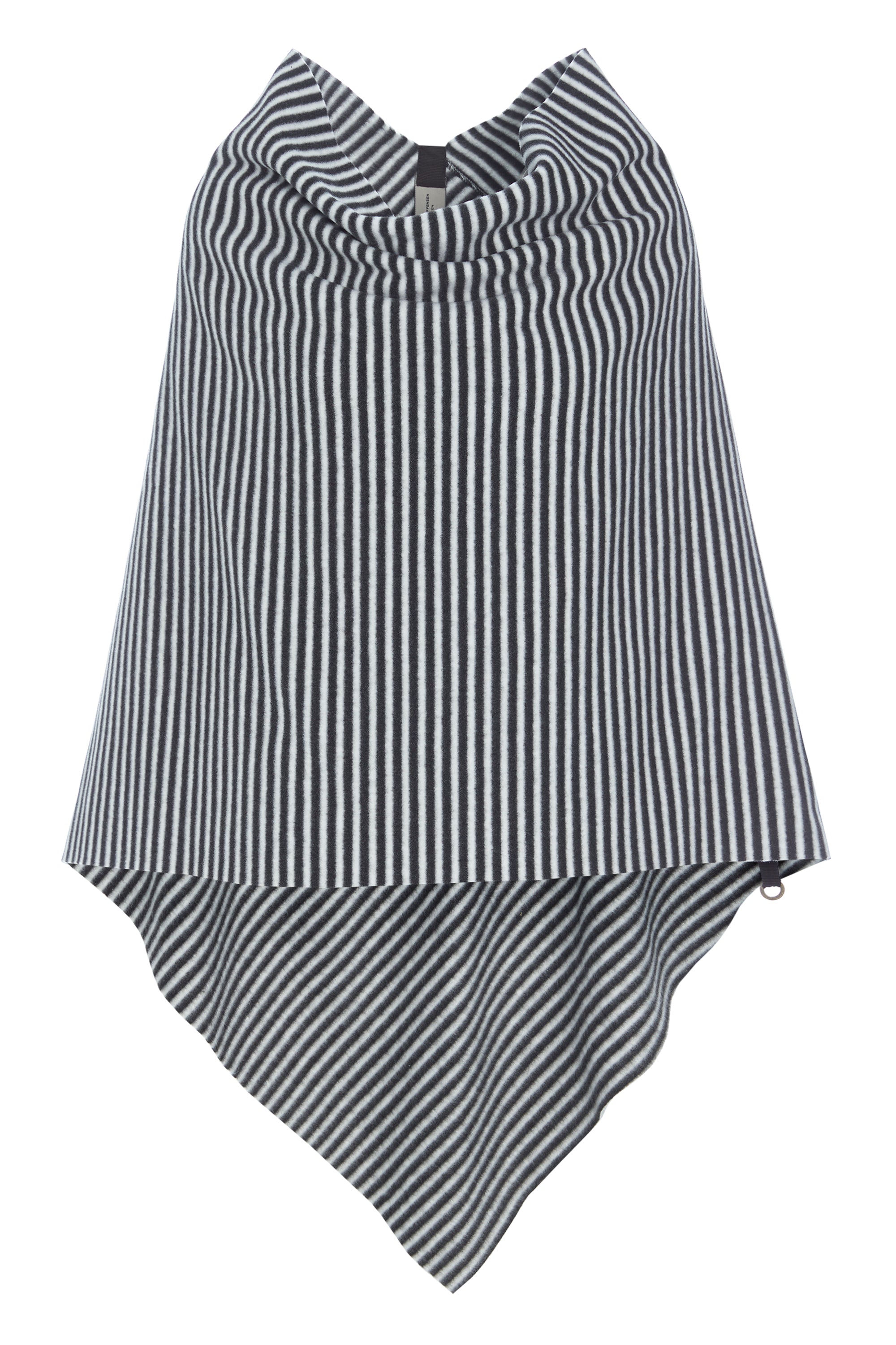 HENRIETTE STEFFENSEN COPENHAGEN PONCHO WITH LENGTH - 4076 PONCHOS STRIPES B&W 673