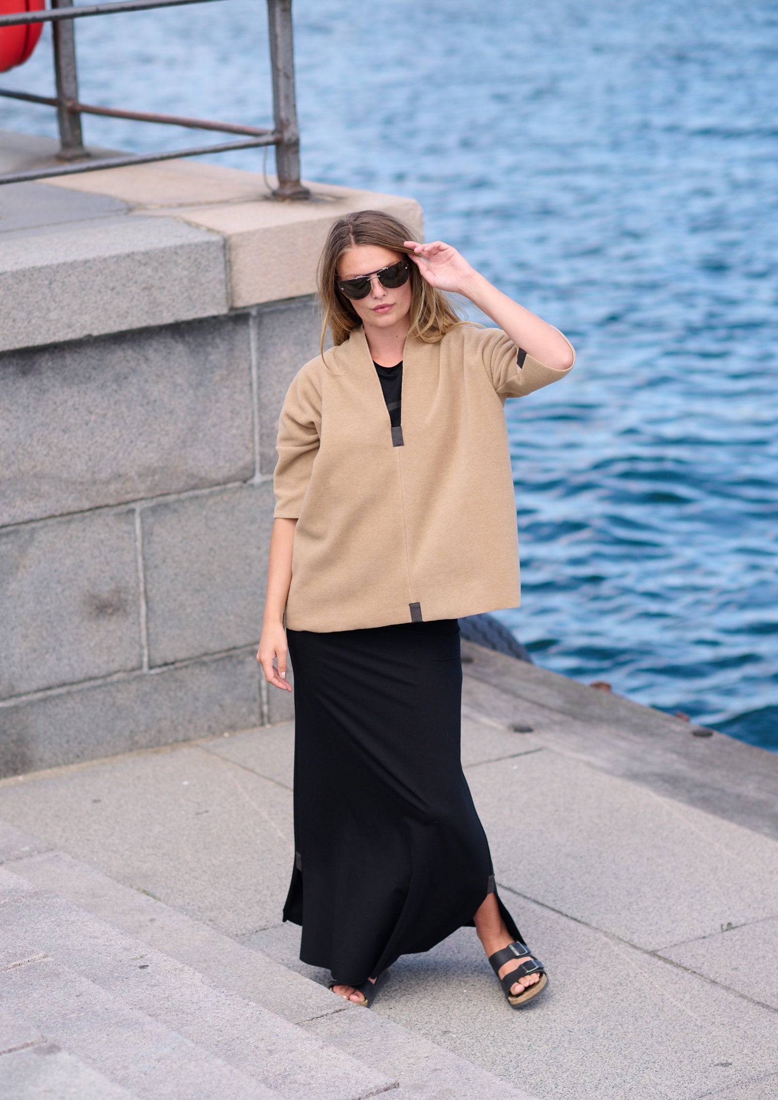 HENRIETTE STEFFENSEN COPENHAGEN PULLOVER - 1361 BLUSER CAMEL 815