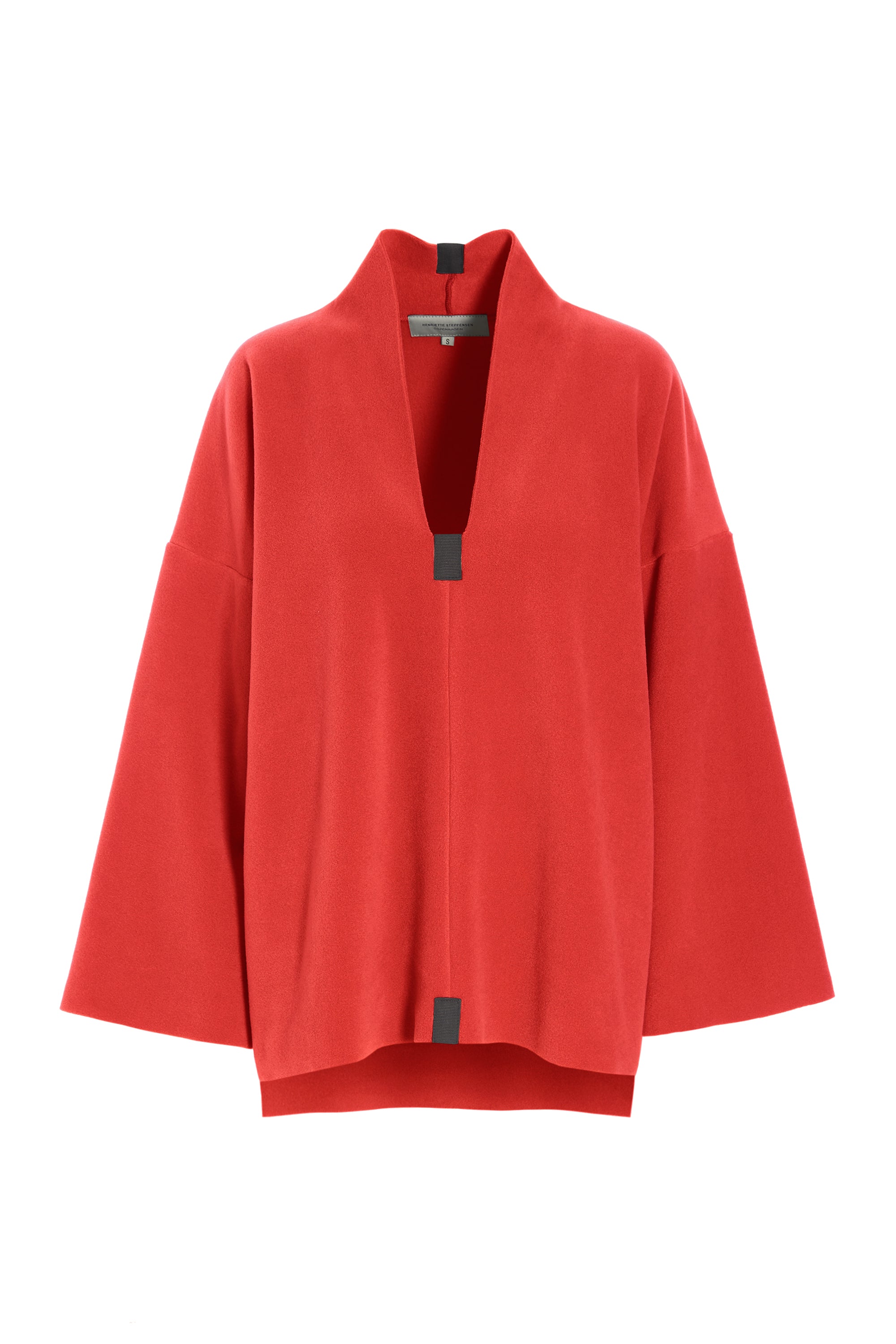 HENRIETTE STEFFENSEN COPENHAGEN PULLOVER - 1370 BLUSER TOMATO 845