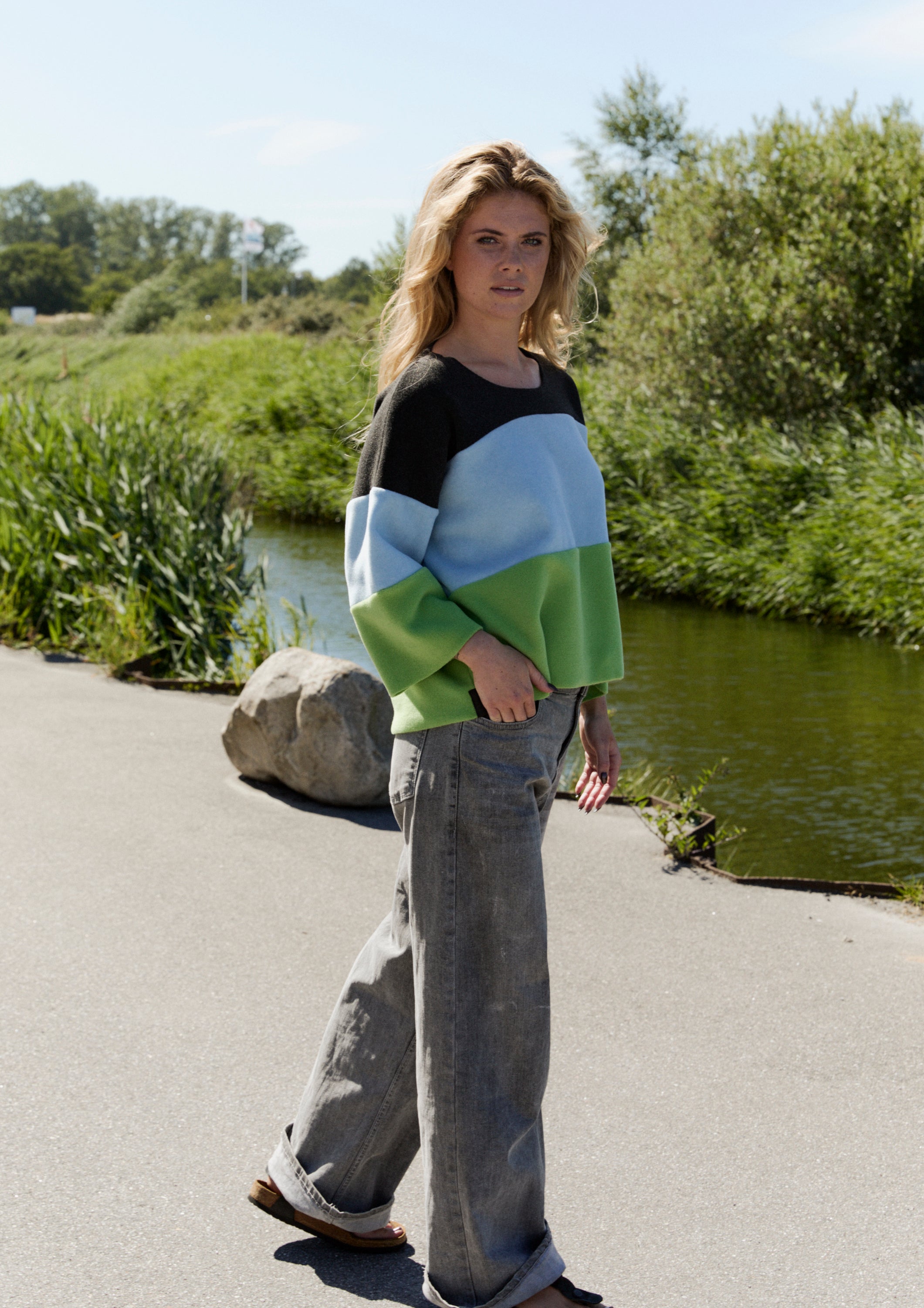 HENRIETTE STEFFENSEN COPENHAGEN RAINBOW BLOUSE - 1409 BLUSER RAINBOW 899