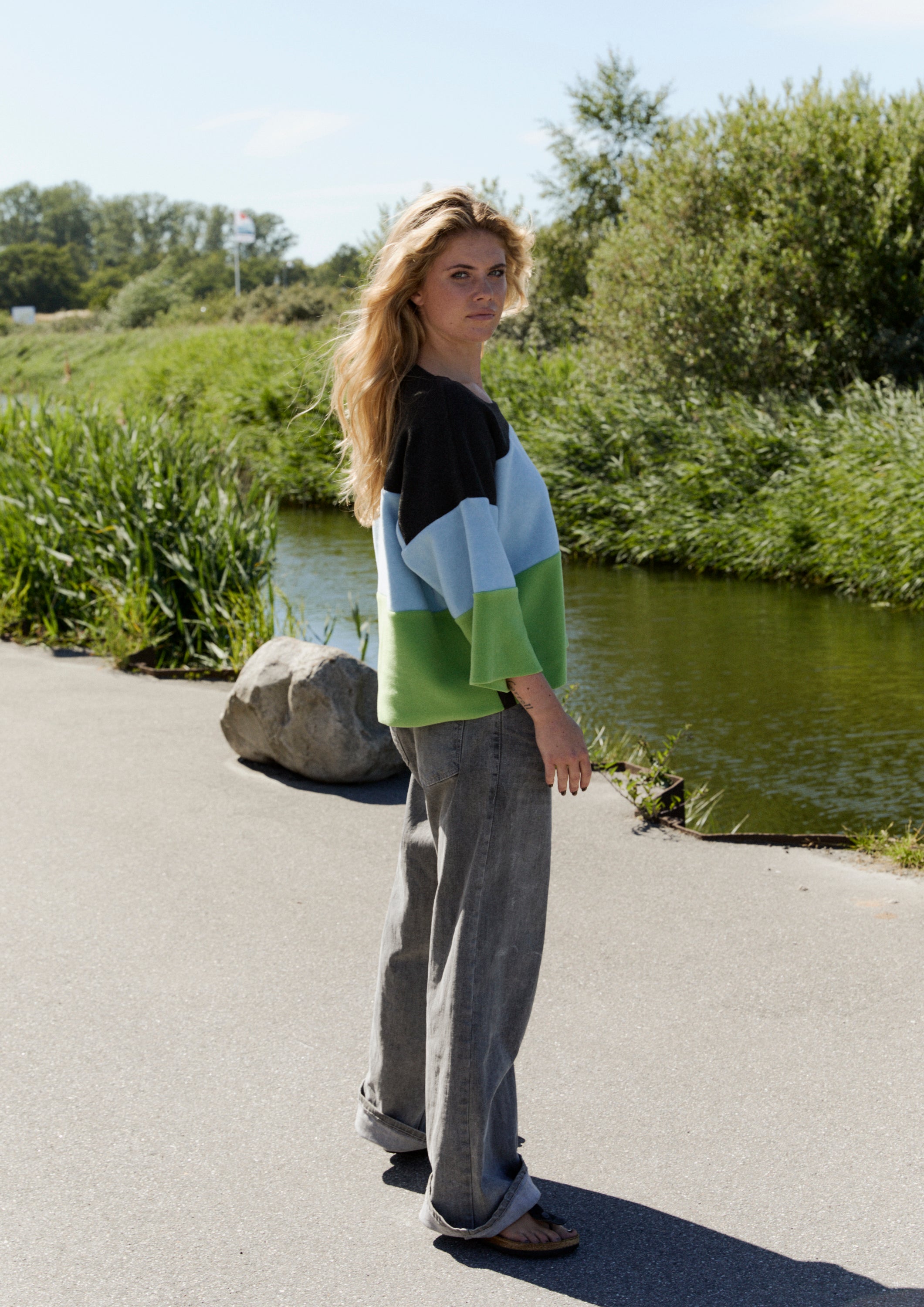 HENRIETTE STEFFENSEN COPENHAGEN RAINBOW BLOUSE - 1409 BLUSER RAINBOW 899