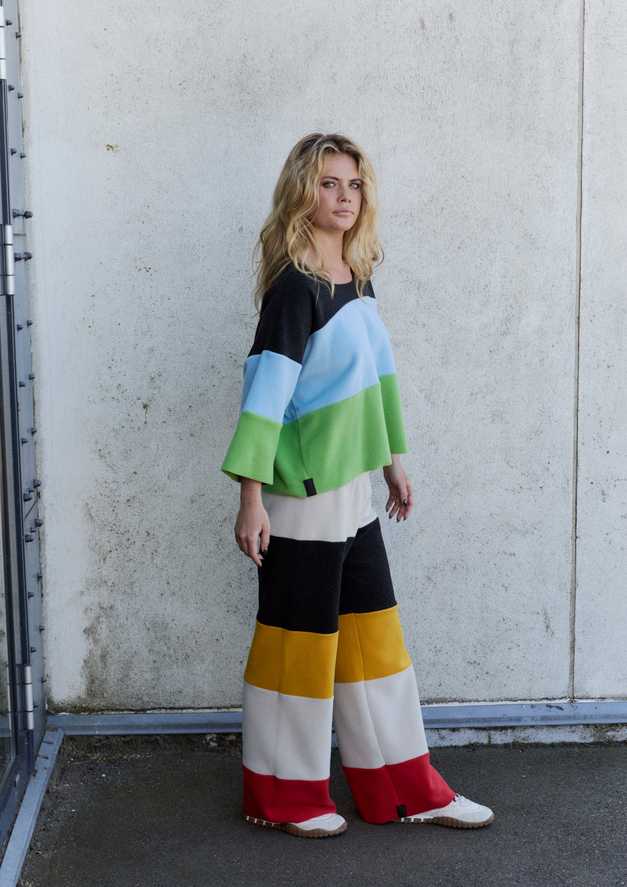 HENRIETTE STEFFENSEN COPENHAGEN RAINBOW FLARE TROUSERS - 2121 BUKSER RAINBOW 899