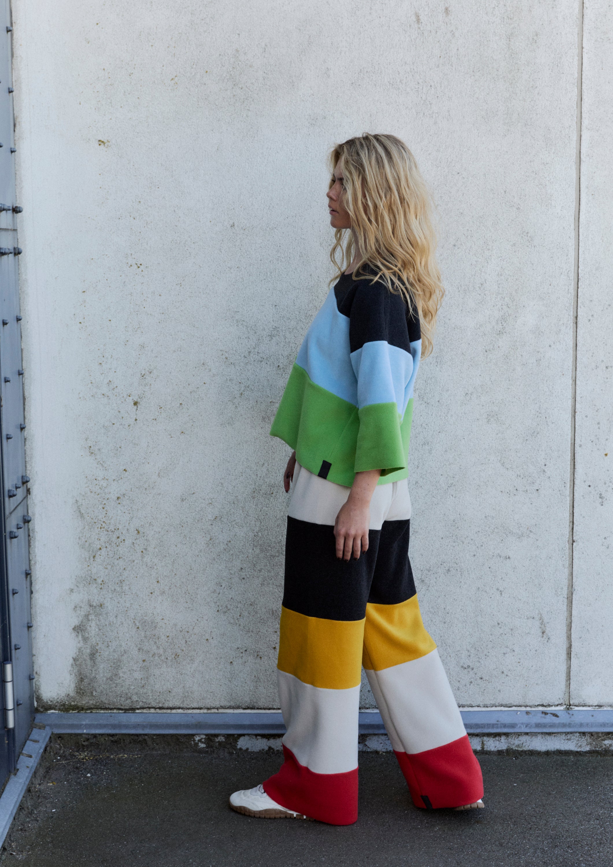 HENRIETTE STEFFENSEN COPENHAGEN RAINBOW FLARE TROUSERS - 2121 BUKSER RAINBOW 899