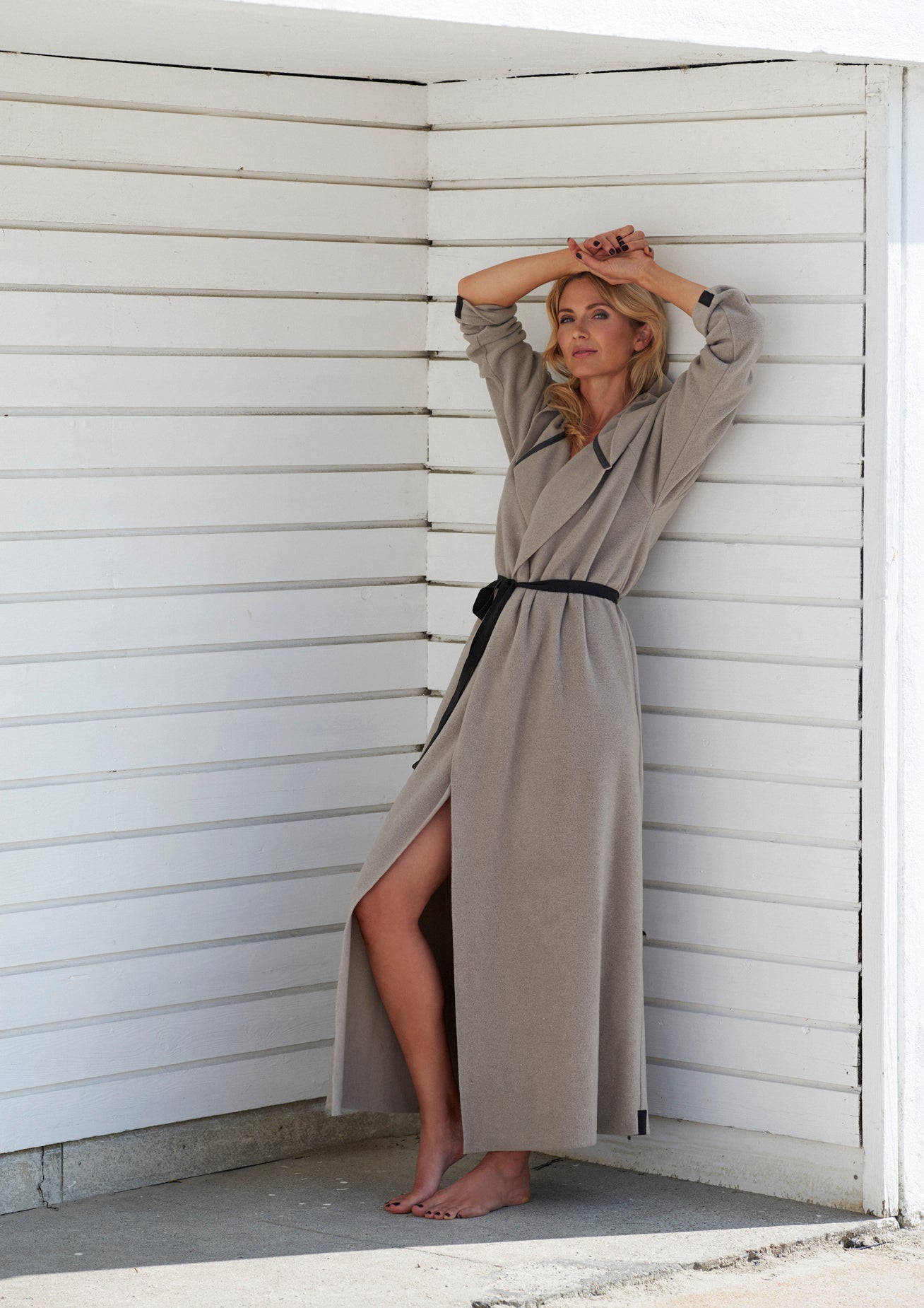 HENRIETTE STEFFENSEN COPENHAGEN ROBE - 6018 BATHROBES SAND 805