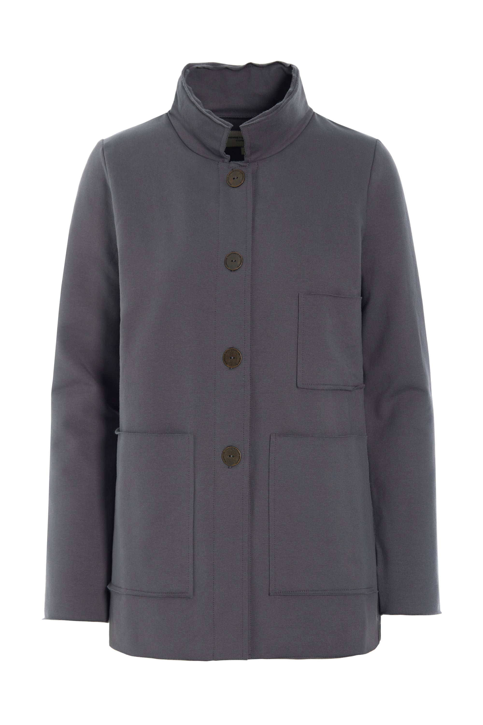 HENRIETTE STEFFENSEN COPENHAGEN SAFARI JACKET - 77004 CARDIGANS GREY 905