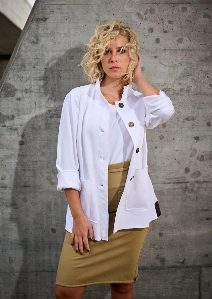 HENRIETTE STEFFENSEN COPENHAGEN SAFARI JACKET - 77004 CARDIGANS WHITE 816