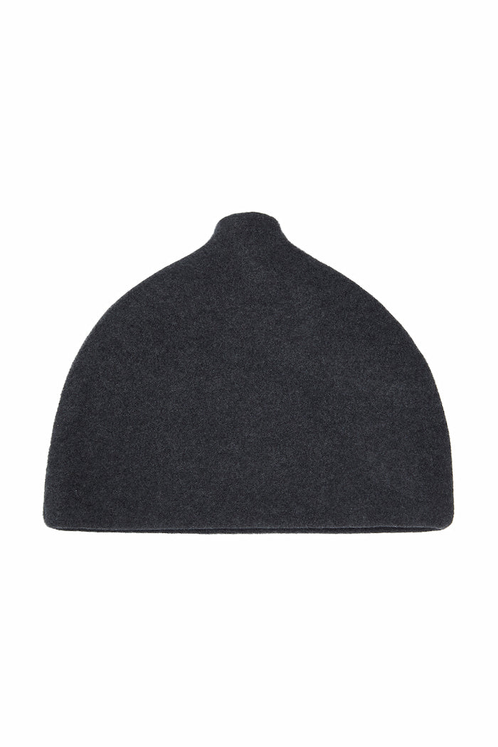 HENRIETTE STEFFENSEN COPENHAGEN SAUNA HAT DOUBLE - 4104 L & S ACCESSORIES SOFT BLACK 914