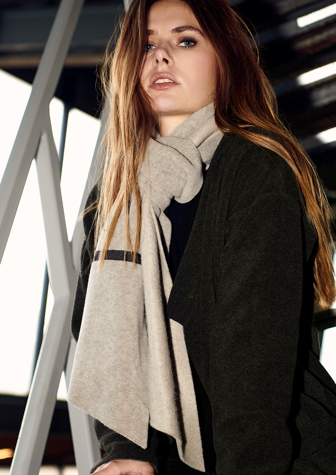 HENRIETTE STEFFENSEN COPENHAGEN SCARF - 4088 SCARFS SAND 805
