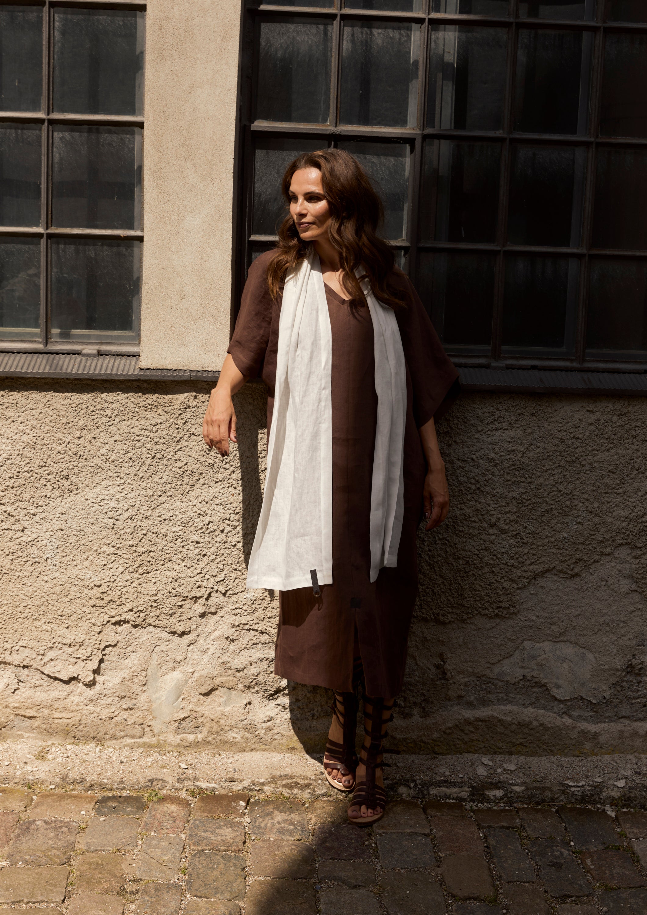 HENRIETTE STEFFENSEN COPENHAGEN SCARF - 84002 SCARFS IVORY 888