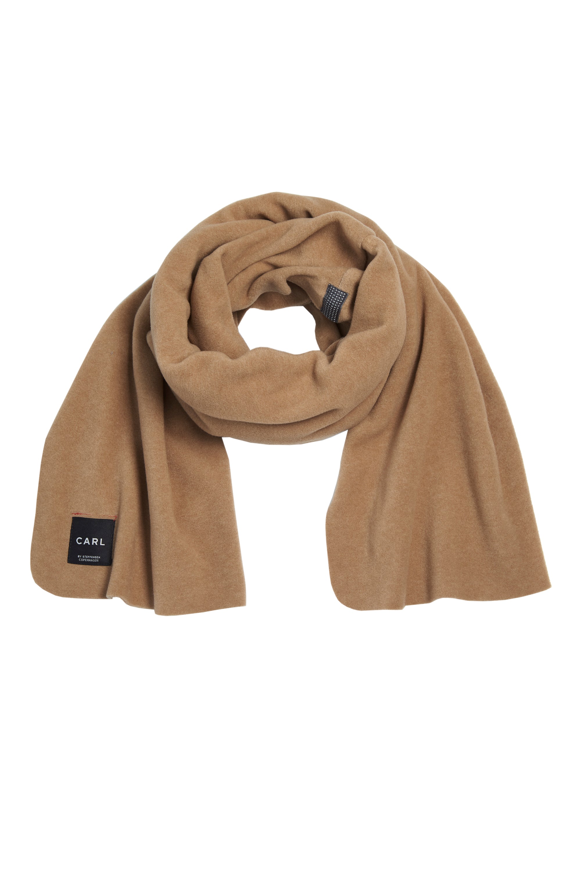 CARL BY STEFFENSEN COPENHAGEN SCARF IN SOFT FLEECE - 1004C SCARFS CAMEL 815