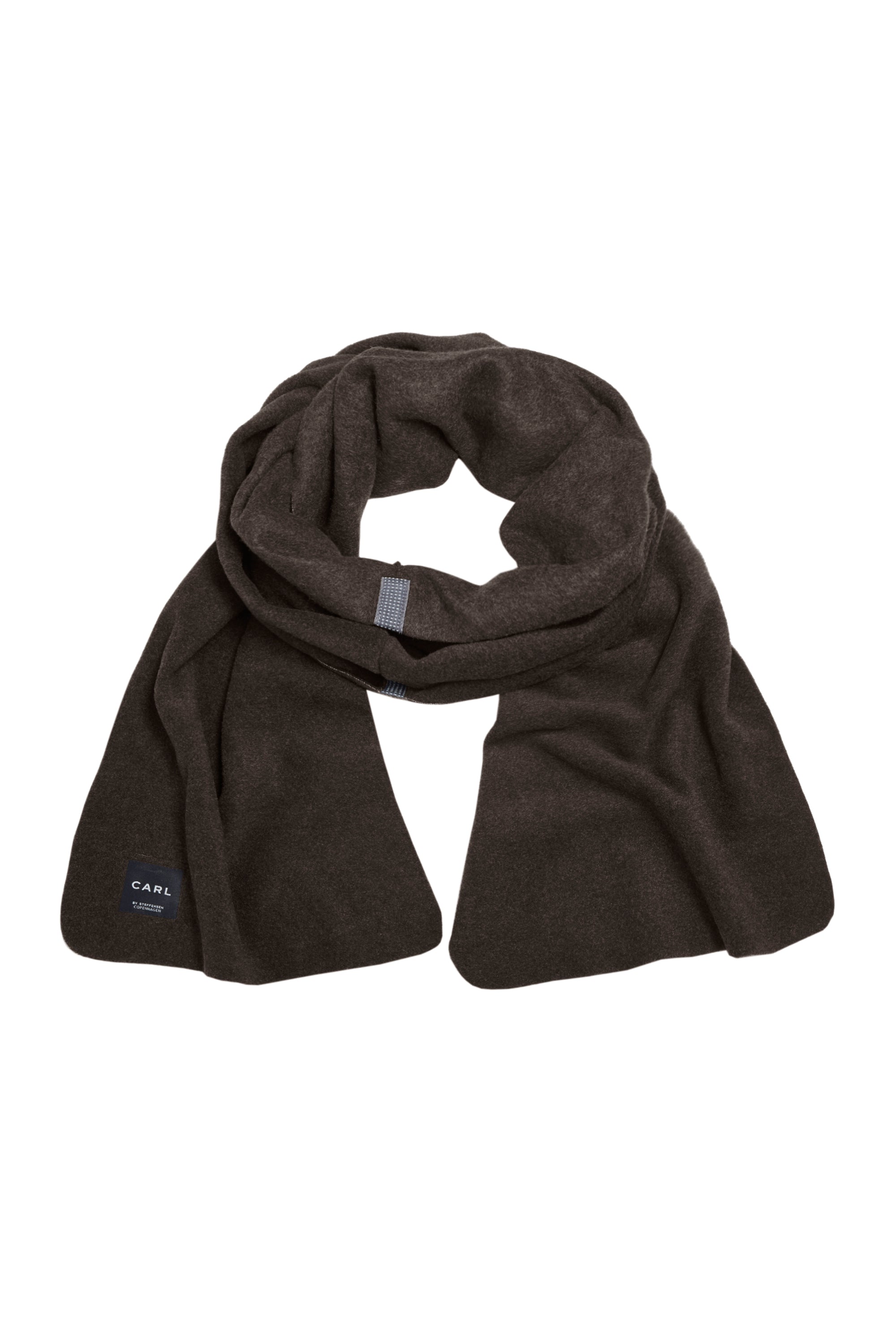 CARL BY STEFFENSEN COPENHAGEN SCARF IN SOFT FLEECE - 1004C SCARFS CHOCOLATE 844