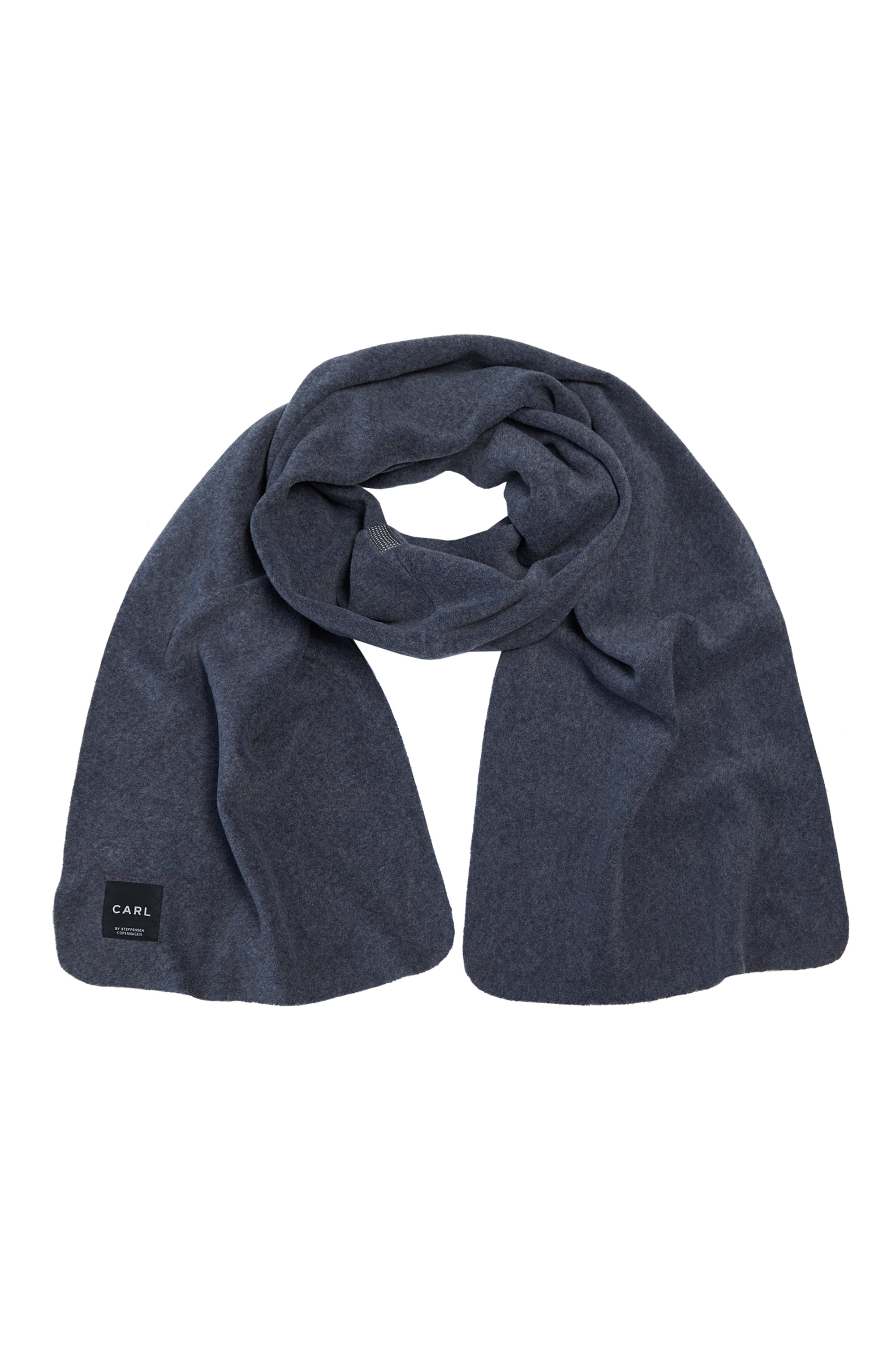 CARL BY STEFFENSEN COPENHAGEN SCARF IN SOFT FLEECE - 1004C SCARFS DEEP BLUE 502