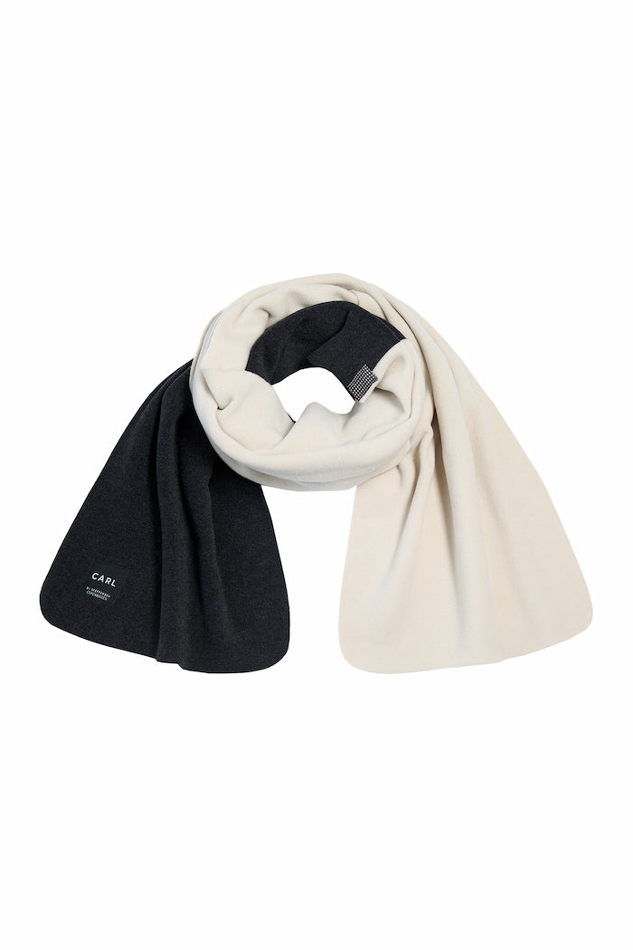 CARL BY STEFFENSEN COPENHAGEN SCARF IN SOFT FLEECE - 1004C SCARFS KIT/SOFT BLACK 642