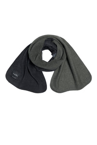 SCARF IN SOFT FLEECE - 1004C - SOFTBLACK/FORREST