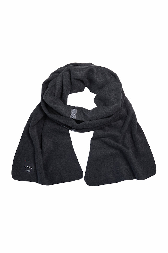 CARL BY STEFFENSEN COPENHAGEN SCARF IN SOFT FLEECE - 1004C SCARFS SOFT BLACK 914
