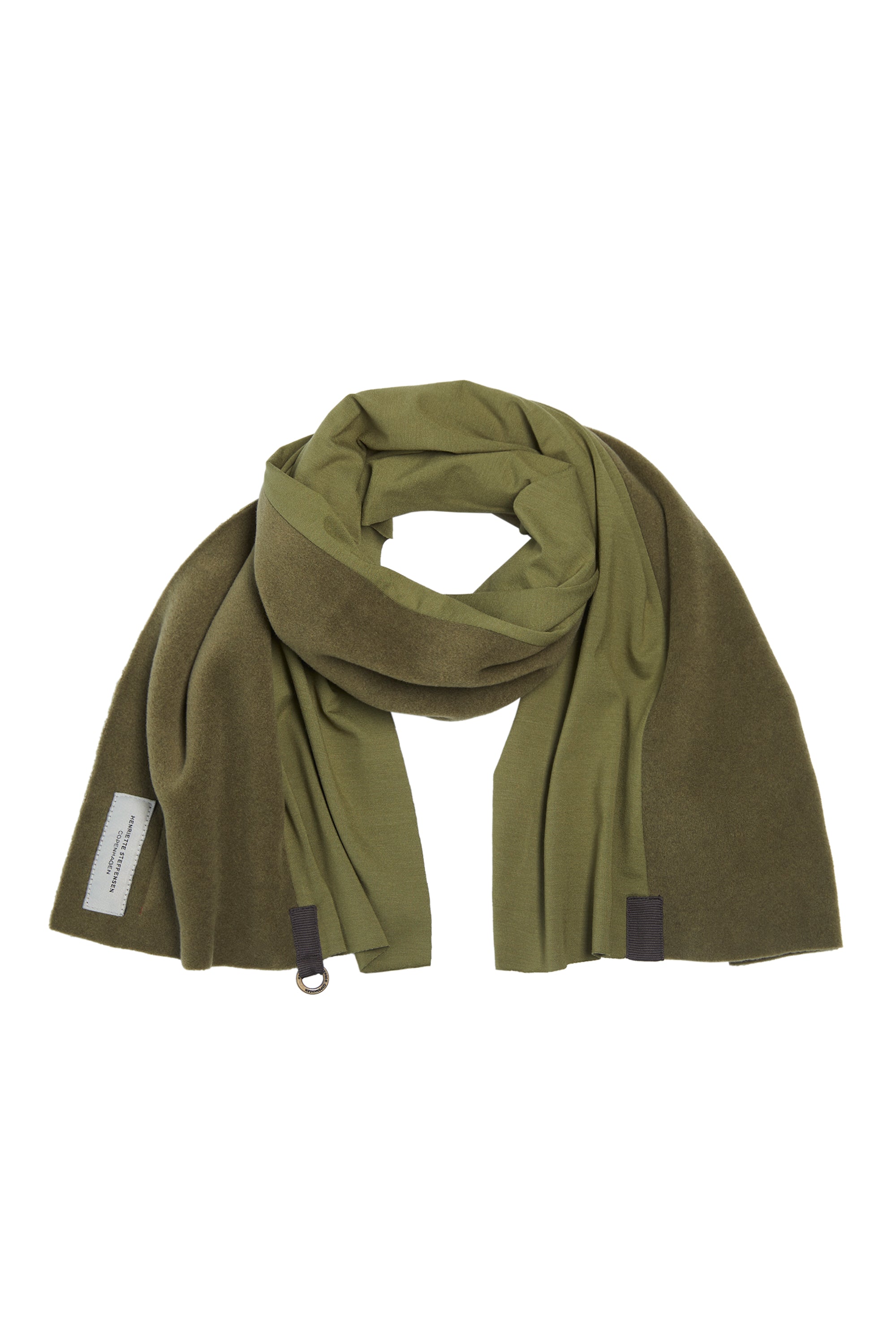 HENRIETTE STEFFENSEN COPENHAGEN SCARF MIX - 4067 SCARFS MOSS/MOSS 640