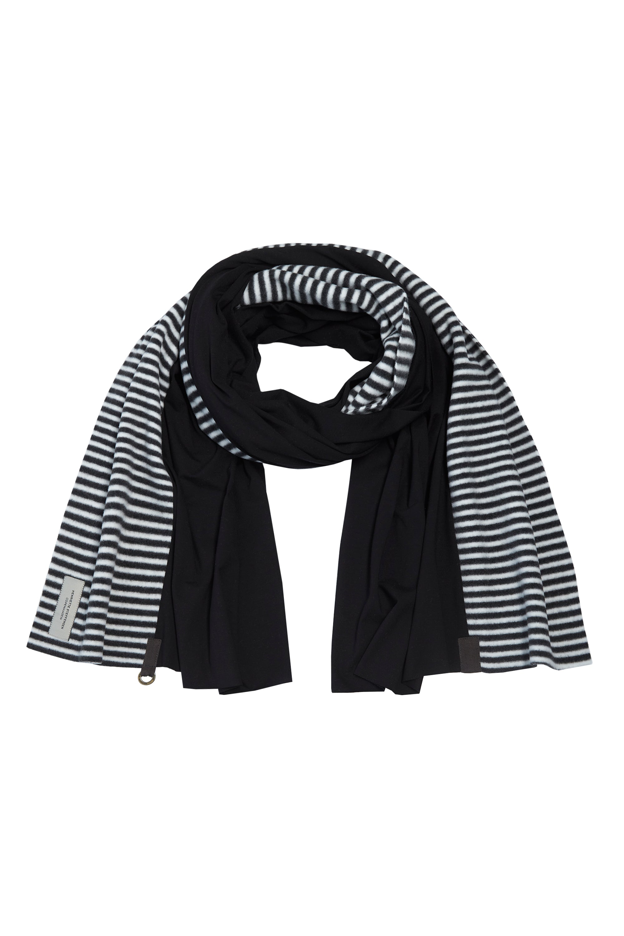 HENRIETTE STEFFENSEN COPENHAGEN SCARF MIX - 4067 SCARFS STRIPES/BLACK 685
