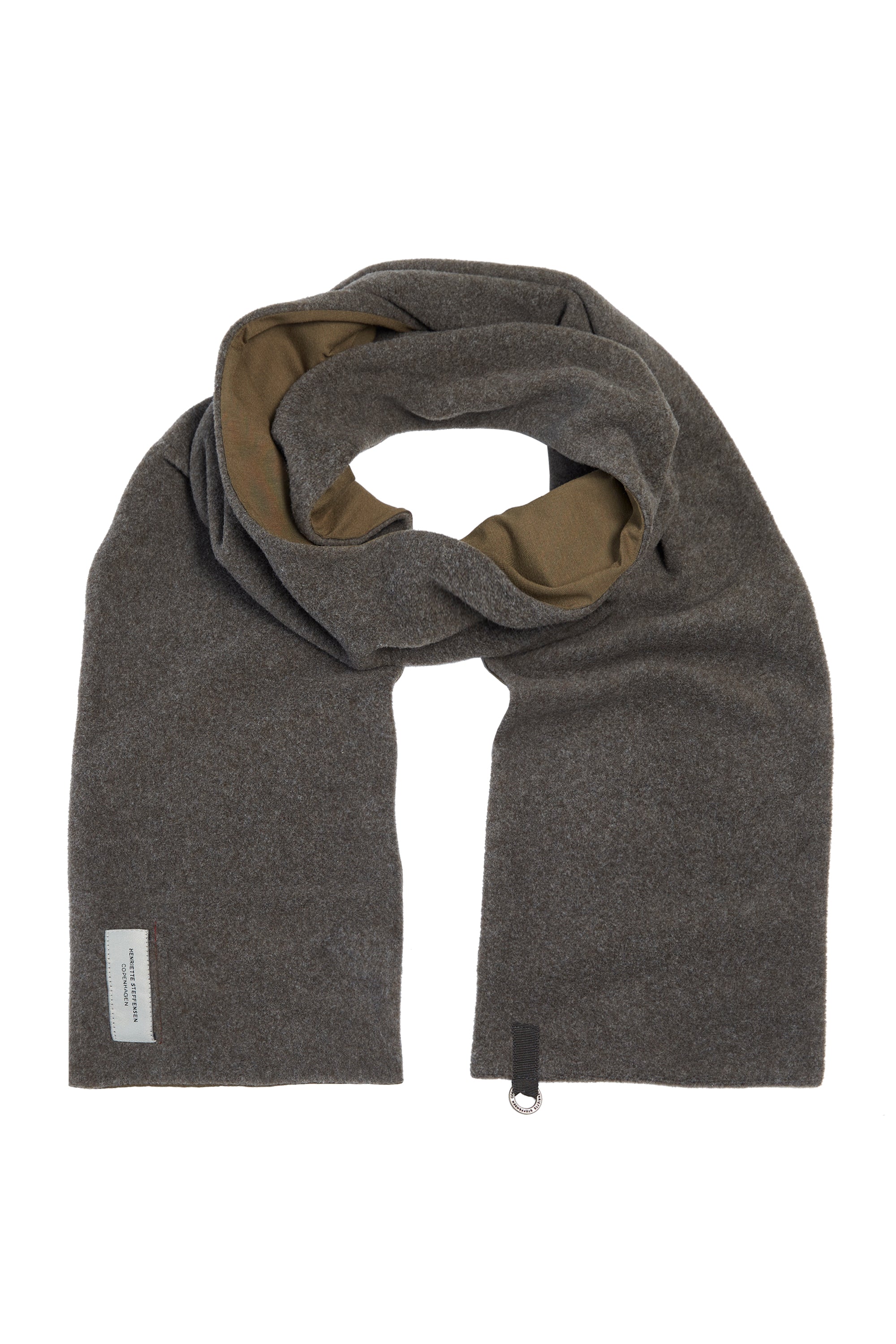 HENRIETTE STEFFENSEN COPENHAGEN SCARF MIX - 4080 SCARFS BARK/BARK 648