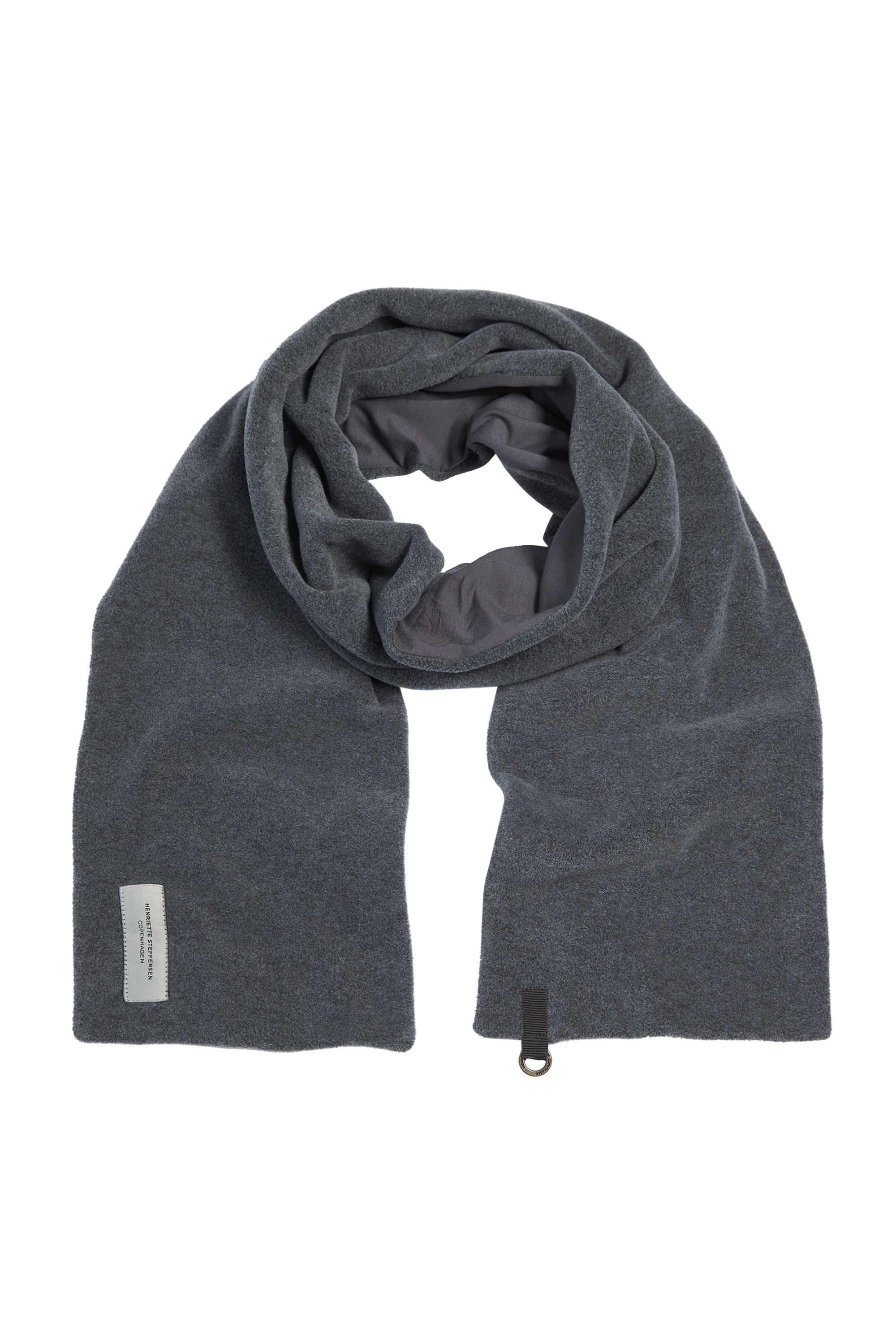 HENRIETTE STEFFENSEN COPENHAGEN SCARF MIX - 4080 SCARFS GREY/GREY 649