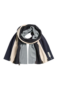 SCARF NO WASTE - 4125 - EVENING BLUE/KIT/SB/LIGHT GREY