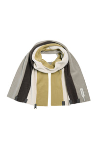 SCARF NO WASTE - 4125 - OLIVE/KIT/CHOKOLATE/ELEPHANT