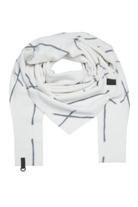 SCARF TRIANGLE - 4051P - CHECK PRINT
