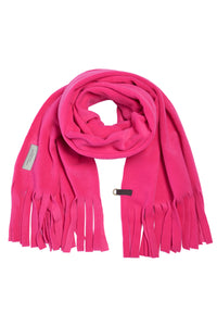 SCARF WITH FRINGES - 4077 - PINK