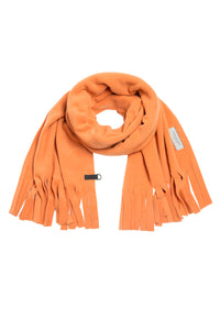 SCARF WITH FRINGES - 4077 - SAFRAN