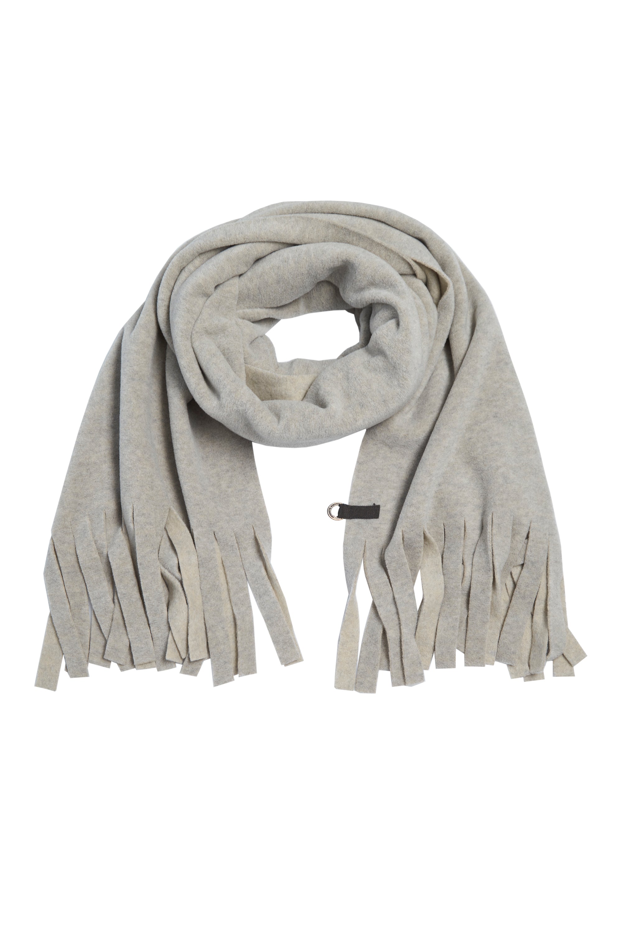 HENRIETTE STEFFENSEN COPENHAGEN SCARF WITH FRINGES - 4077 SCARFS SAND 805