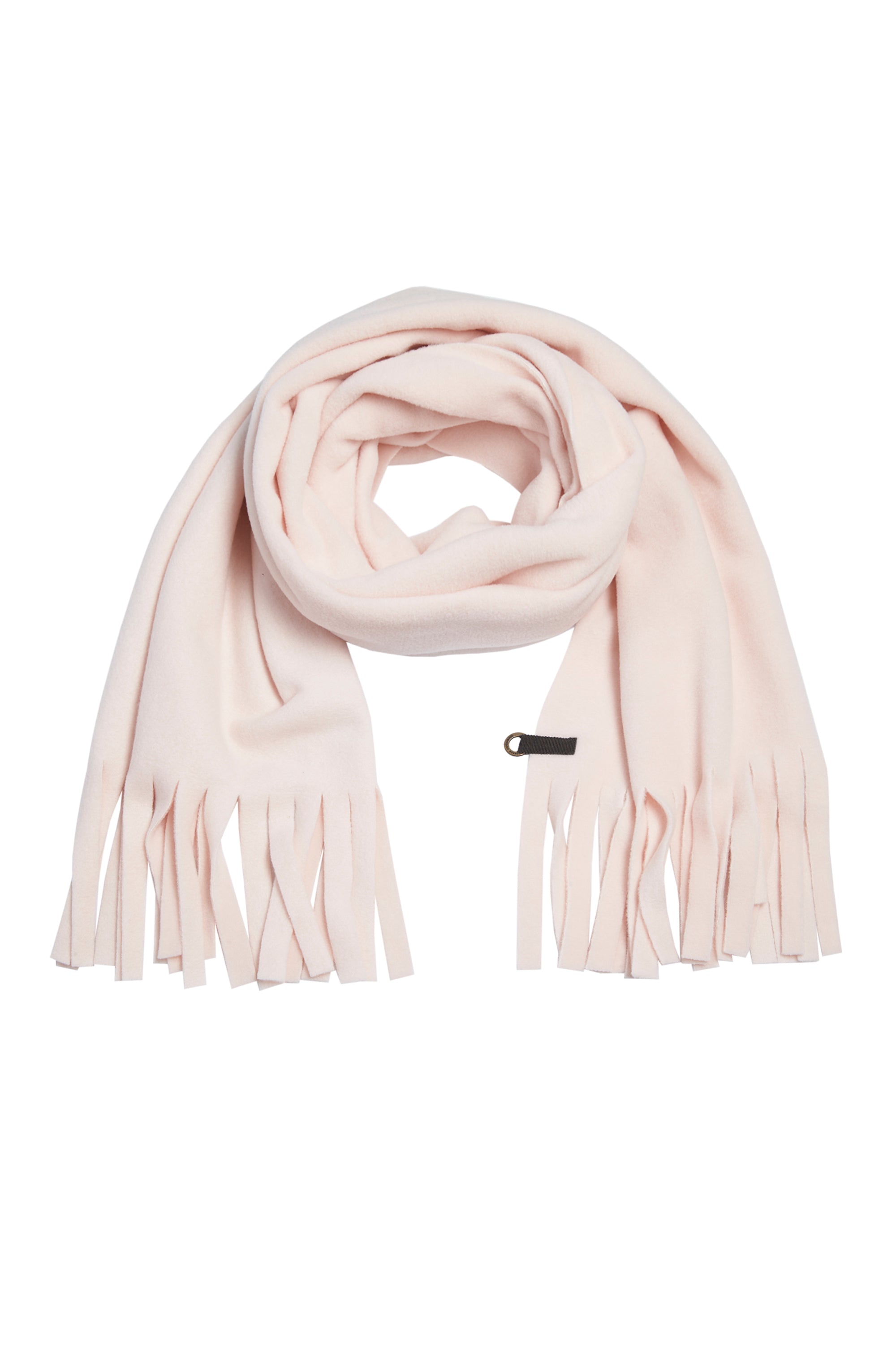 HENRIETTE STEFFENSEN COPENHAGEN SCARF WITH FRINGES - 4077 SCARFS SOFT ROSE 412