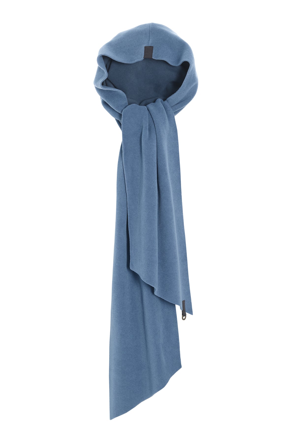 HENRIETTE STEFFENSEN COPENHAGEN SCARF WITH HOOD - 4127 SCARFS DUSTY BLUE 794