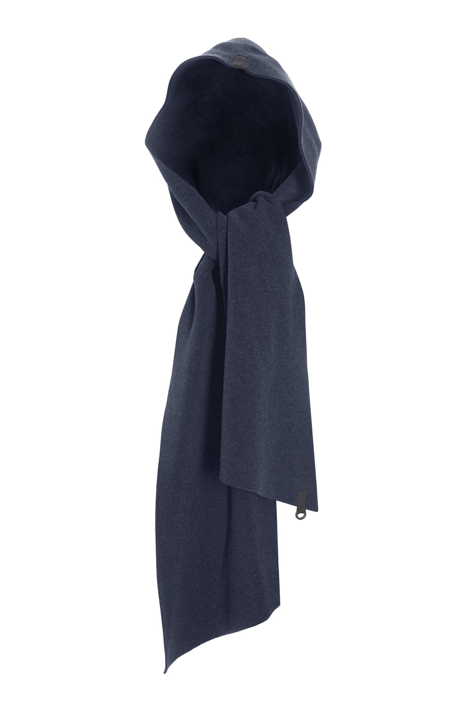 HENRIETTE STEFFENSEN COPENHAGEN SCARF WITH HOOD - 4127 SCARFS EVENING BLUE 690