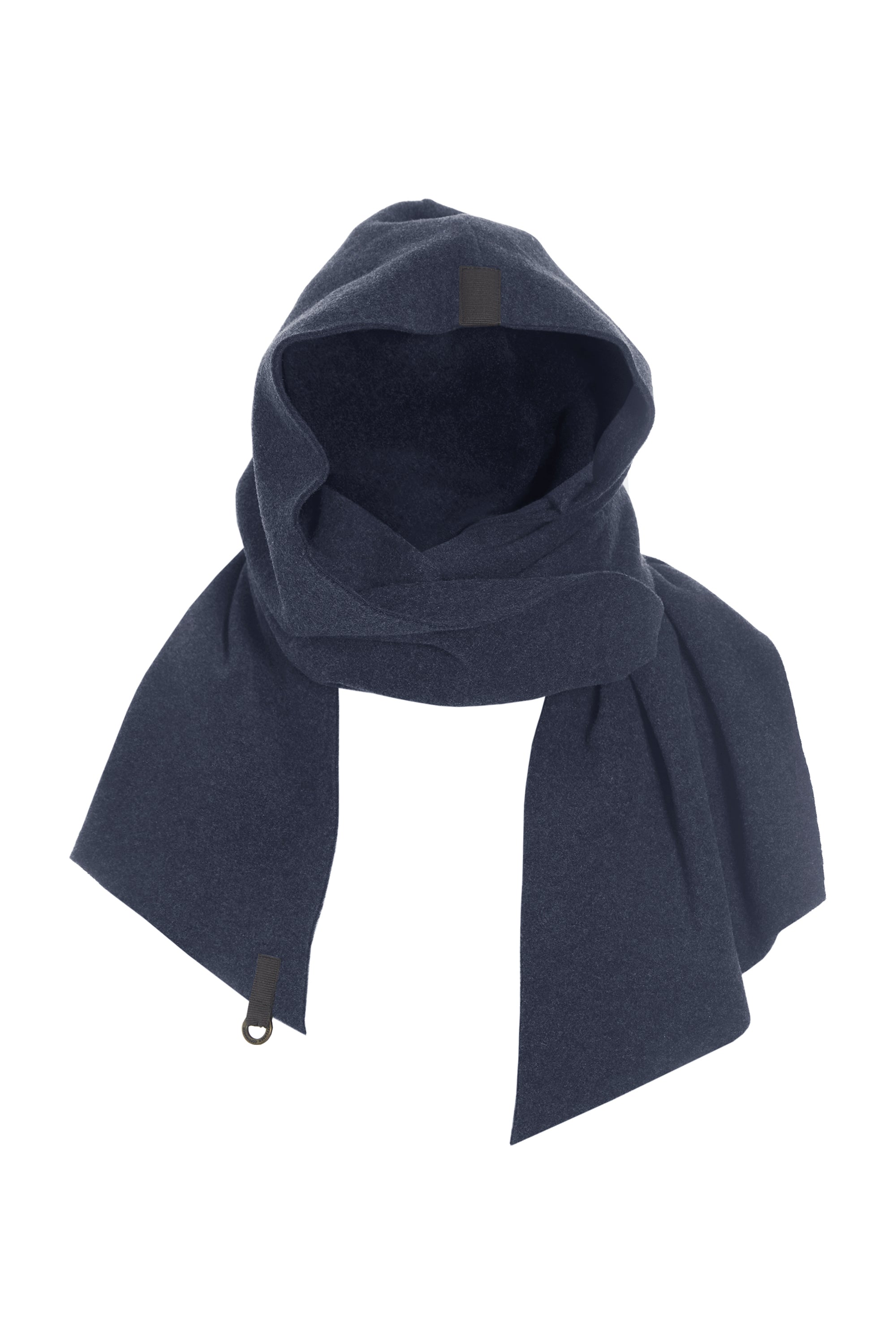 HENRIETTE STEFFENSEN COPENHAGEN SCARF WITH HOOD - 4127 SCARFS EVENING BLUE 690