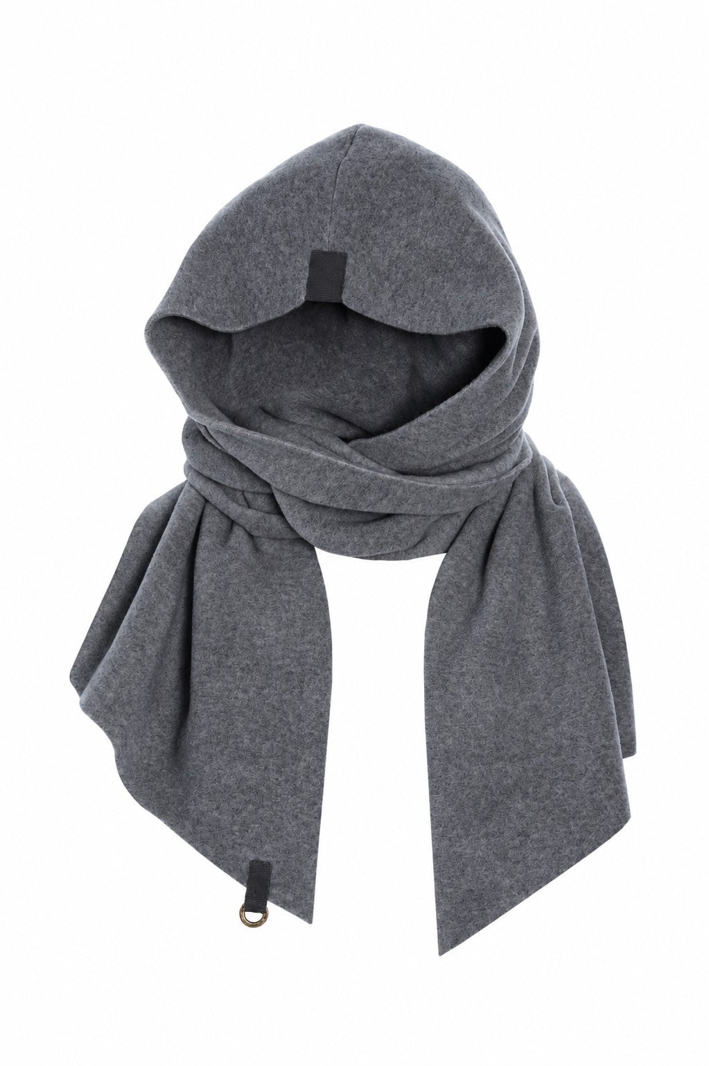 HENRIETTE STEFFENSEN COPENHAGEN SCARF WITH HOOD - 4127 SCARFS GREY 905
