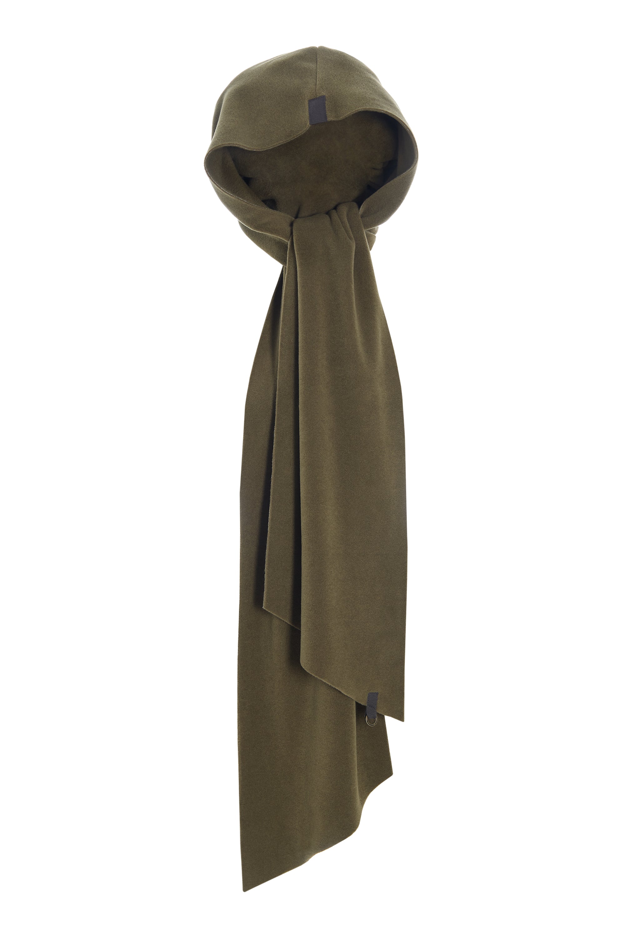 HENRIETTE STEFFENSEN COPENHAGEN SCARF WITH HOOD - 4127 SCARFS MOSS 611