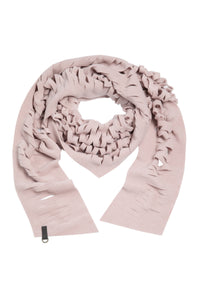 SCARF WITH SPECIAL CUTTING EFFECT - 4075 - NUDE