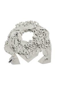 SCARF WITH SPECIAL CUTTING EFFECT - 4075 - SAND