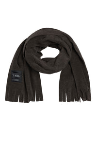 SCARF W/ FRINGES - 1006C - CHOCOLATE
