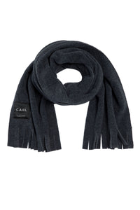 SCARF W/ FRINGES - 1006C - DEEP BLUE