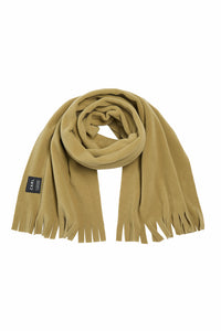 SCARF W/ FRINGES - 1006C - OLIVE