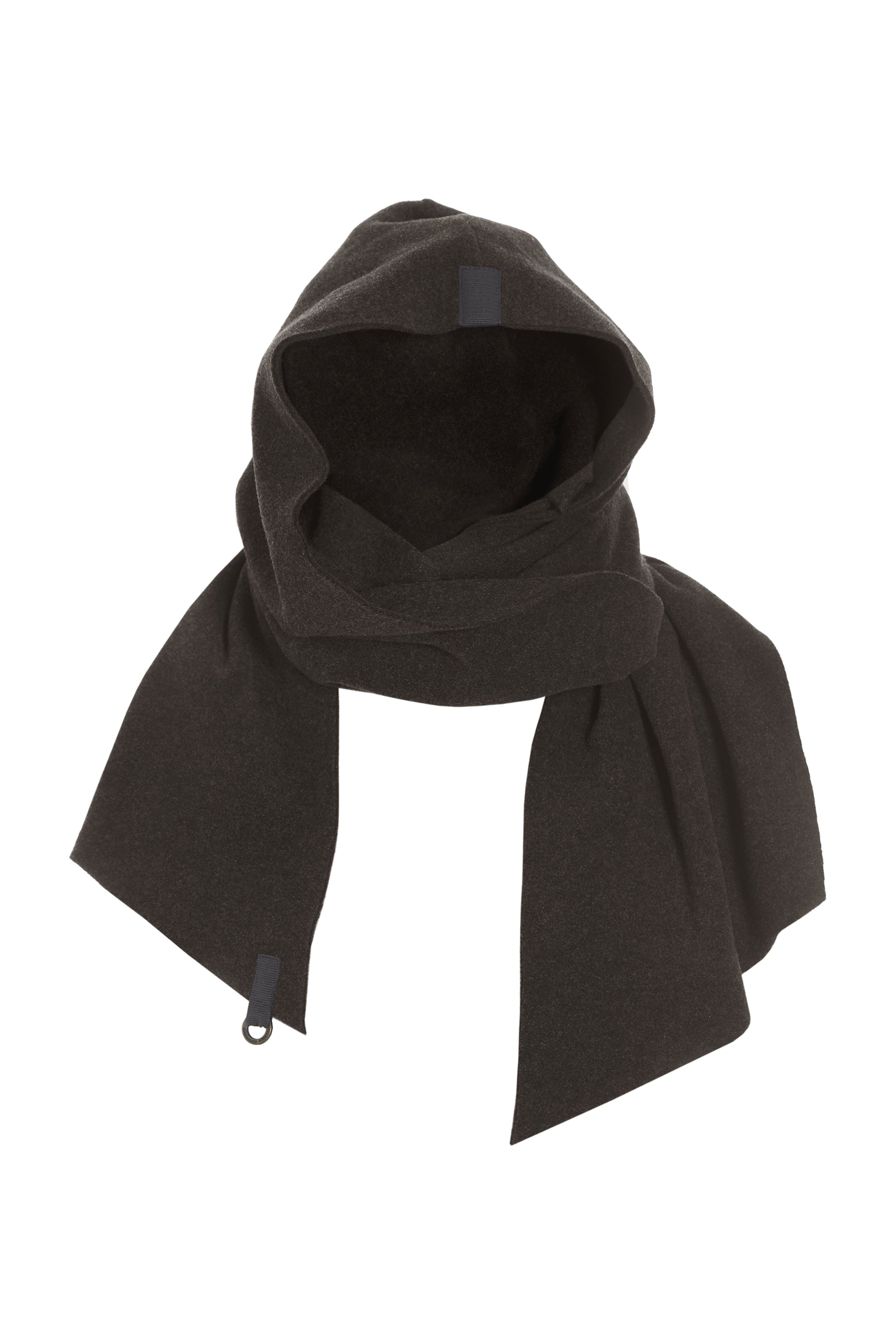 HENRIETTE STEFFENSEN COPENHAGEN SCARF W/ HOOD - 4127 SCARFS CHOKOLATE 844