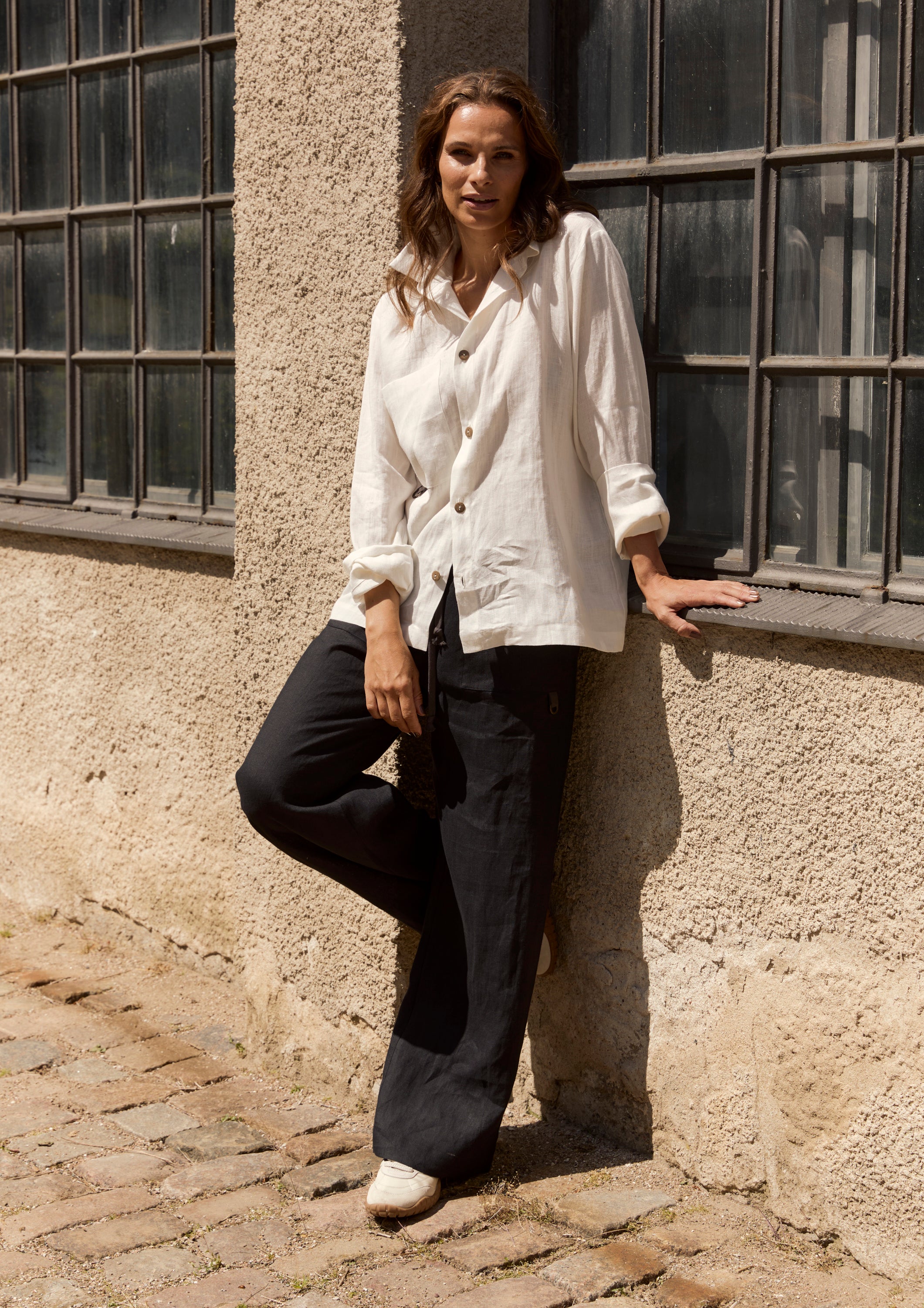 HENRIETTE STEFFENSEN COPENHAGEN SHIRT - 81000 SKJORTE IVORY 888