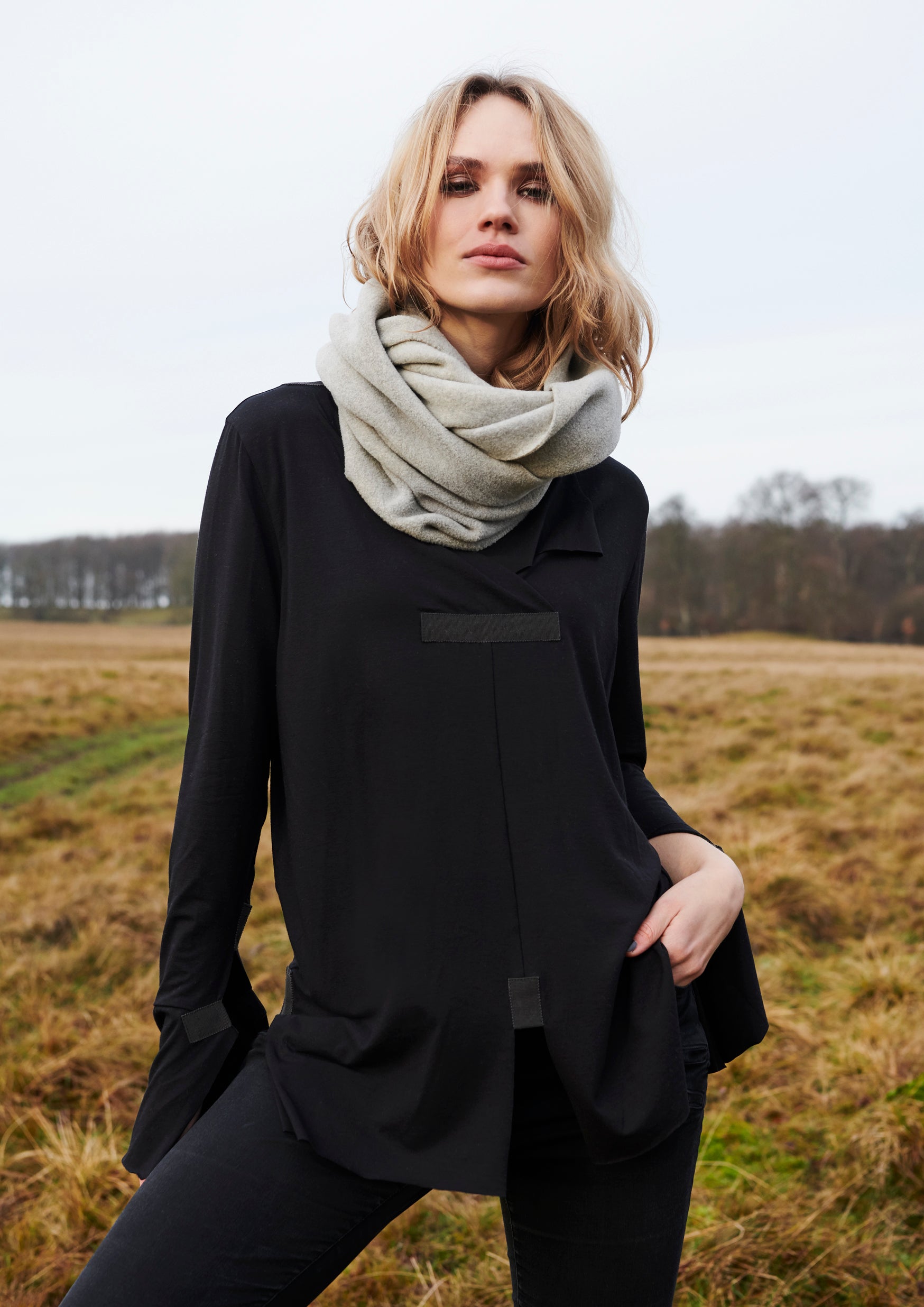 HENRIETTE STEFFENSEN COPENHAGEN SHIRT - 96006 BLOUSES & SWEATERS BLACK 900