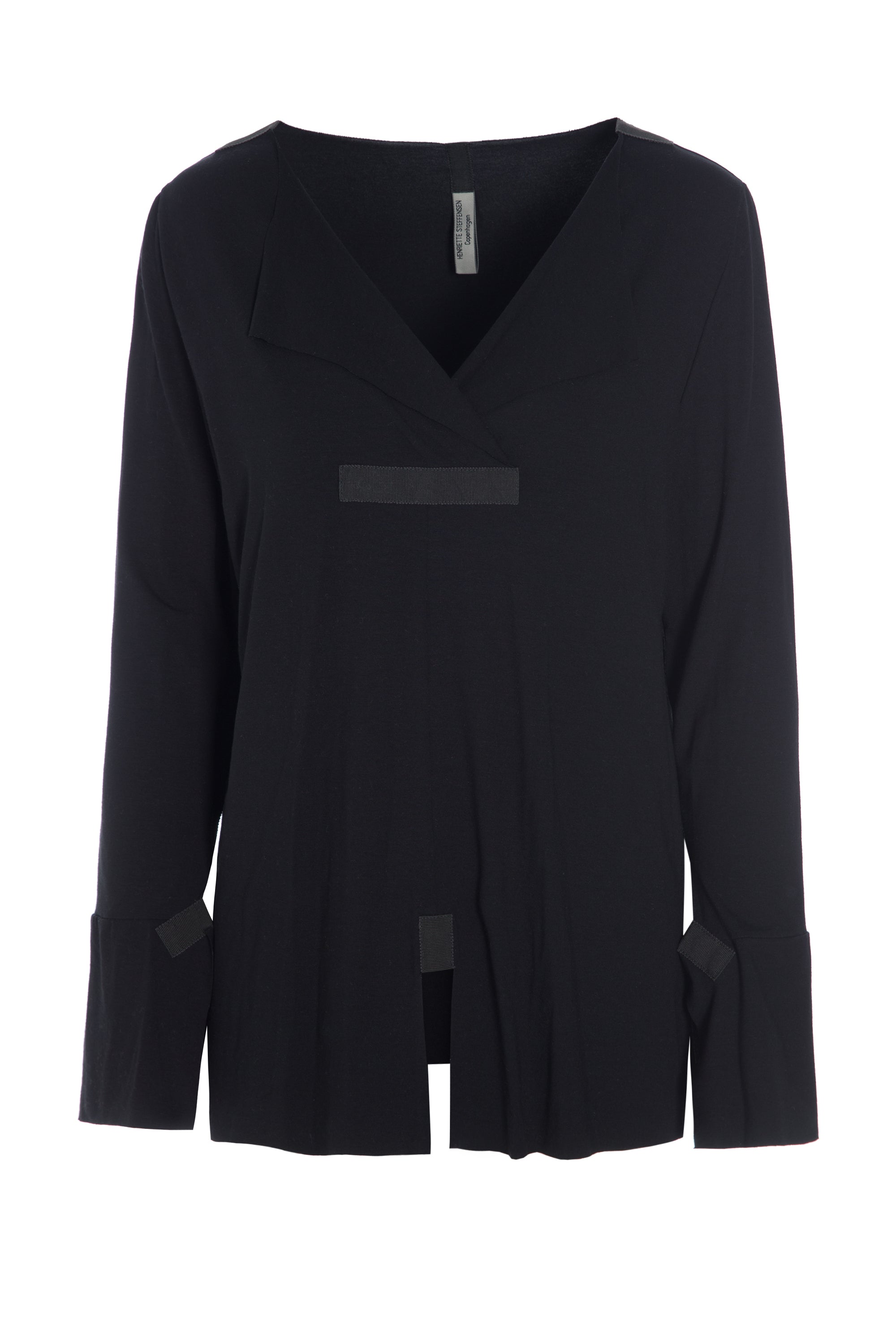 HENRIETTE STEFFENSEN COPENHAGEN SHIRT - 96006 BLOUSES & SWEATERS BLACK 900