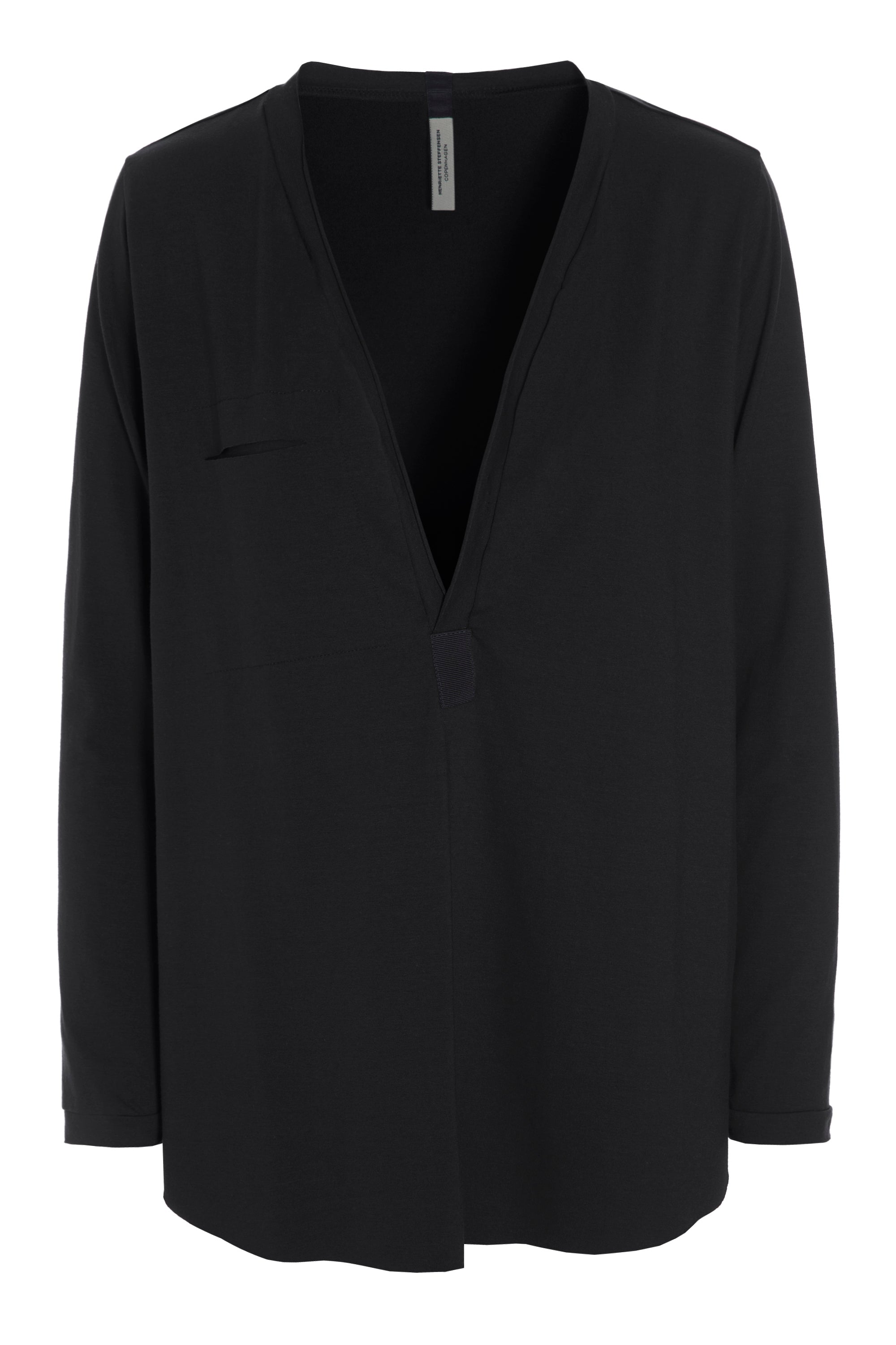 HENRIETTE STEFFENSEN COPENHAGEN SHIRT - 96056 BLUSER BLACK 900