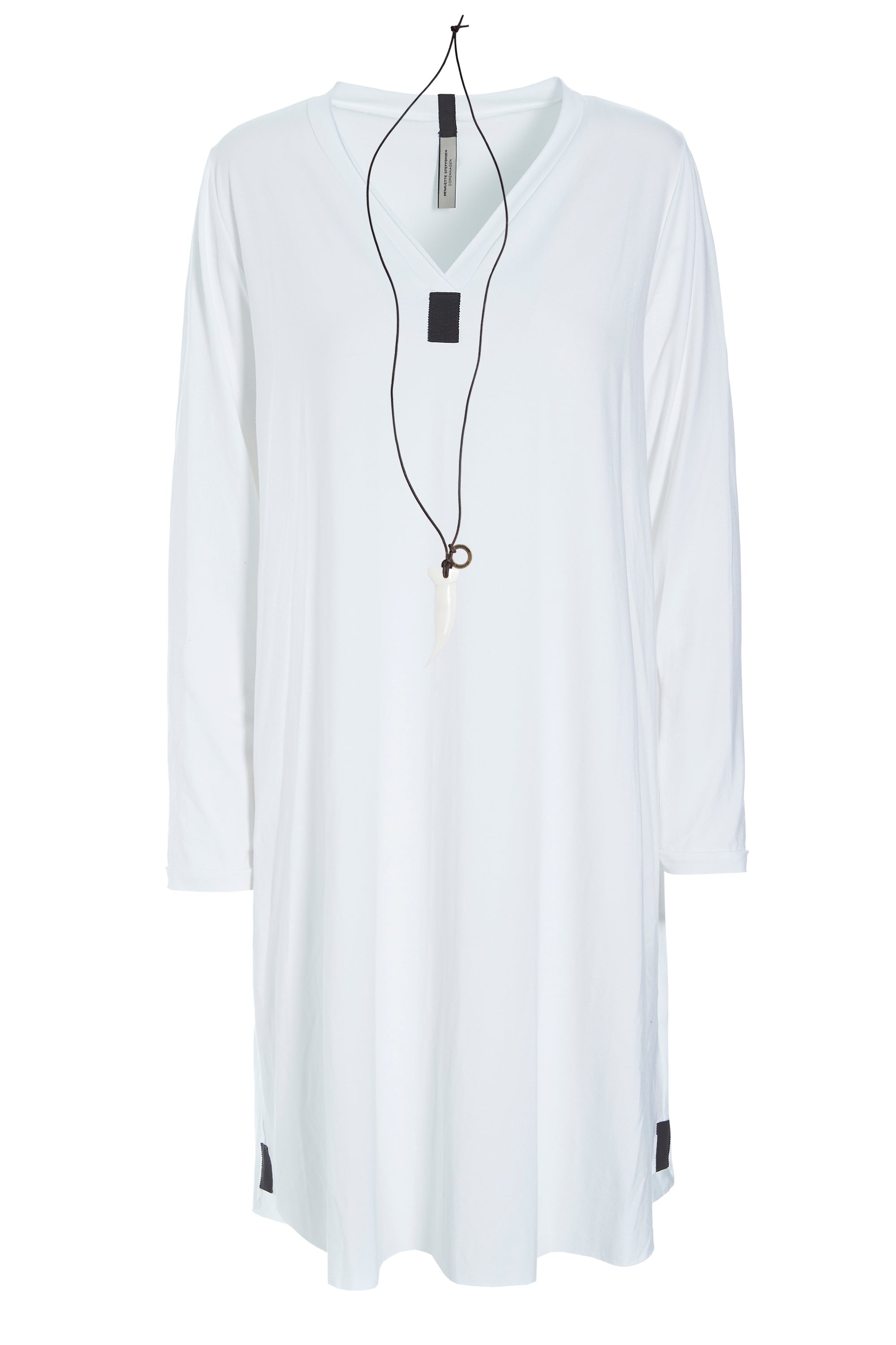 HENRIETTE STEFFENSEN COPENHAGEN SHIRT DRESS - 98039 KJOLER WHITE 816