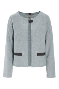 SHORT CARDIGAN - 7109 - LIGHT GREY