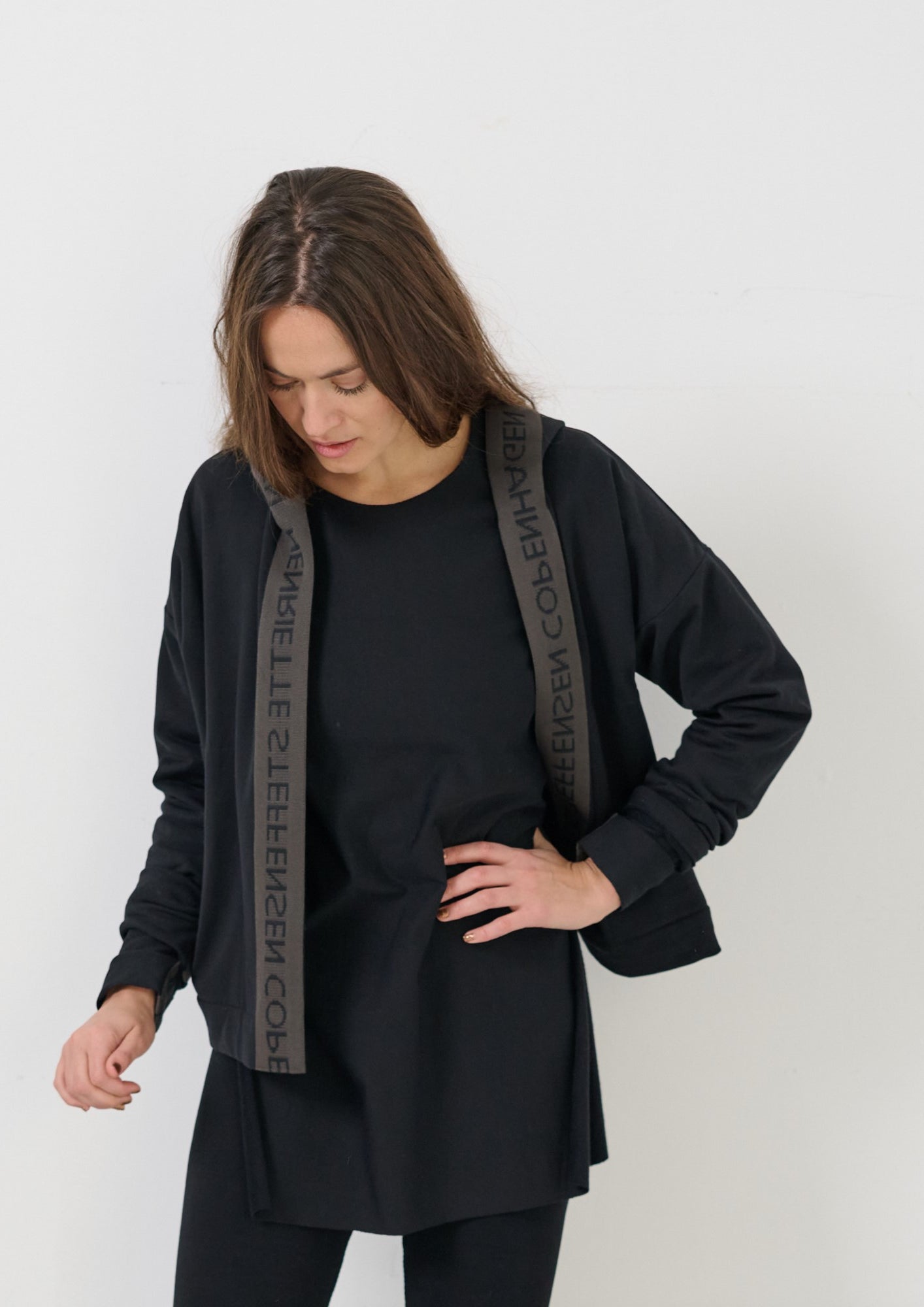 HENRIETTE STEFFENSEN COPENHAGEN SHORT CARDIGAN - 77001 CARDIGANS BLACK 900