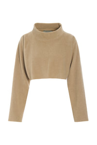 SHORT PULLOVER - 1372 - CAMEL
